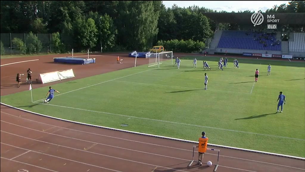 UEFA ECL Rigas Futbola skola Vs Videoton Puskas Akademia Kevin Friesenbichler Goal in 17 min, Score 2:0