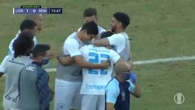 358 Londrina PR Vs Remo Belem (PA) 74 skor gol Geirton Marques Aires, skor 1:0