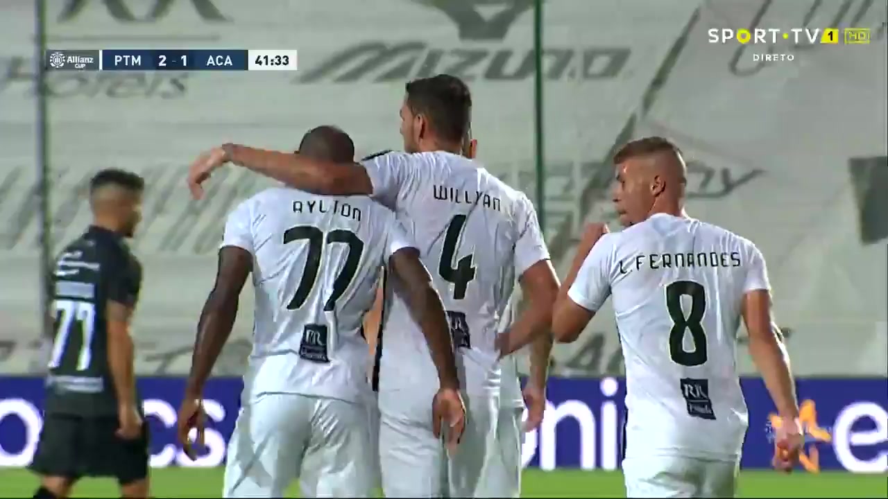 PORLC Portimonense Vs Academica Coimbra 40 ทำประตู Aylton Aylton Boa Morte ประตู, ทำคะแนน 2:1