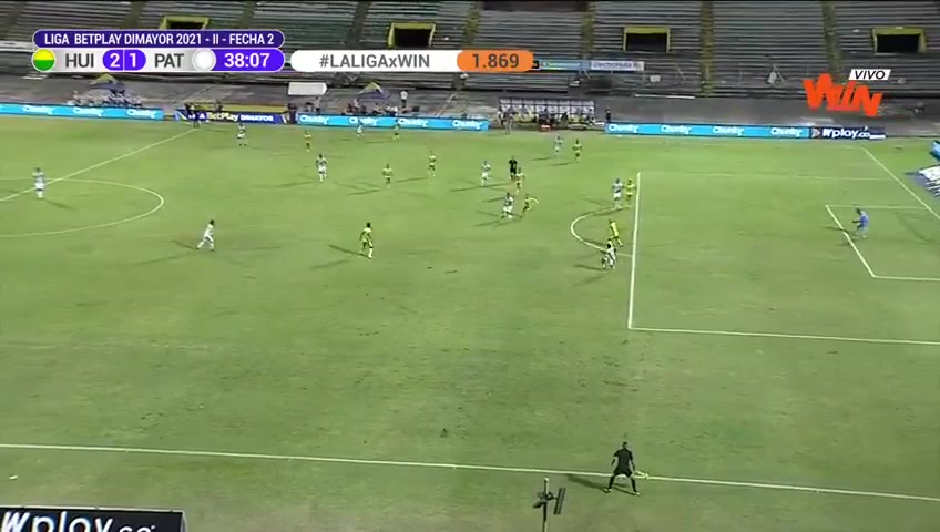 COL D1 Atletico Huila Vs Patriotas FC 37 phút Kevin AladesanmiVào, ghi bàn 2:1