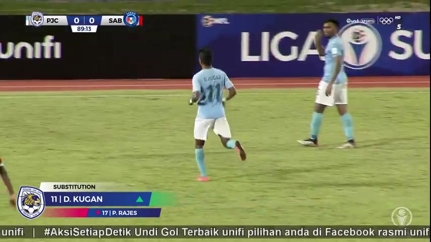 316 Petaling Jaya City FC Vs Sabah 91 skor gol , skor 1:0