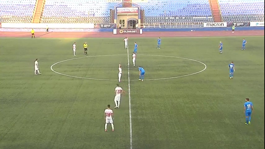 RUS D2 FK Ryazan Vs Salyut-Energia Belgorod Malakhov Goal in 47 min, Score 0:3