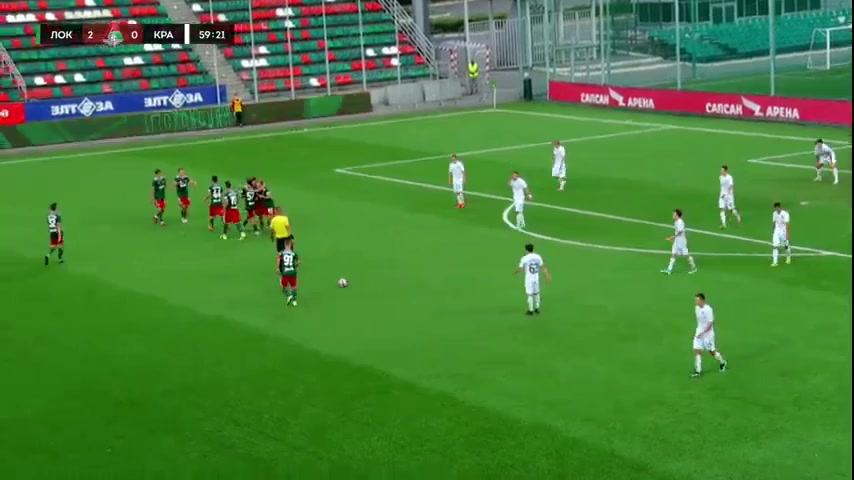 RUS YthC Lokomotiv Moscow Youth Vs FK Krasnodar Youth Larin Goal in 61 min, Score 2:0