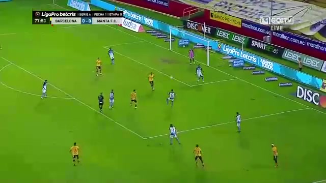 596 Barcelona SC(ECU) Vs Manta FC 80 skor gol Gonzalo Mathias Mastriani Borges, skor 1:0