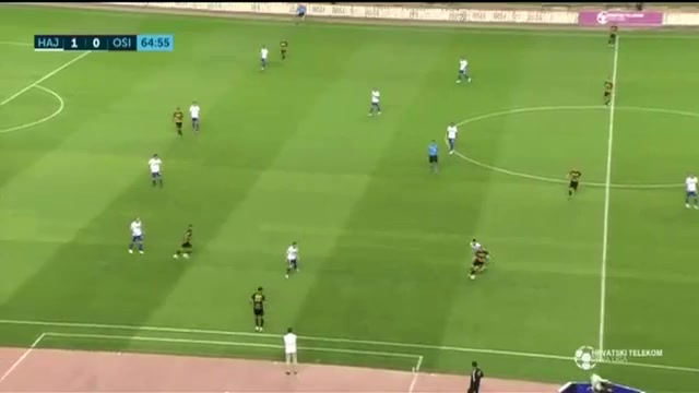 CRO D1 Hajduk Split Vs ZNK Osijek 65 phút Mario JurcevicVào, ghi bàn 1:1