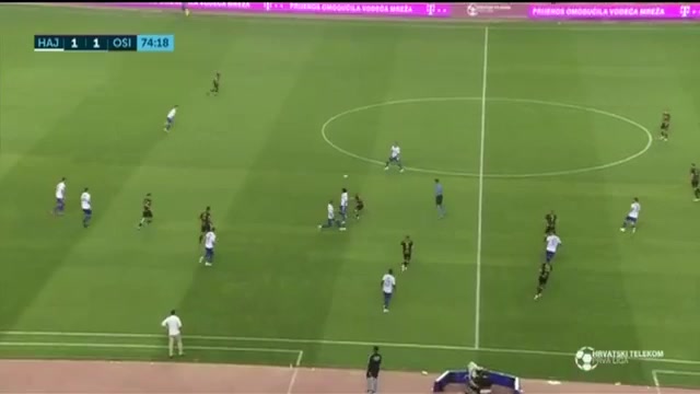 CRO D1 Hajduk Split Vs ZNK Osijek 75 phút Ramon MierezVào, ghi bàn 1:2