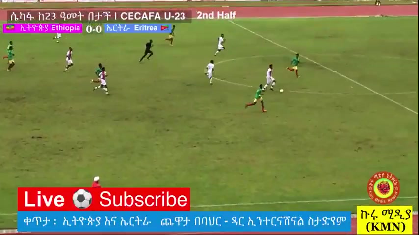 CECAFA Cup Ethiopia U23 Vs Eritrea U23 80 phút Vào, ghi bàn 0:1