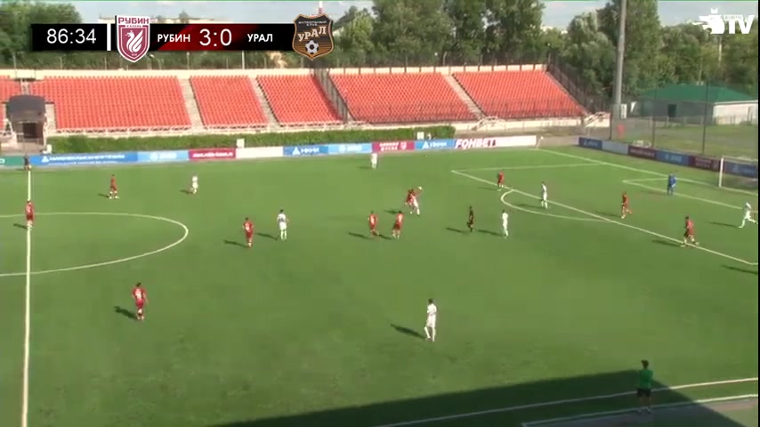 RUS YthC Rubin Kazan (R) Vs FK Ural Youth  Goal in 87 min, Score 4:0