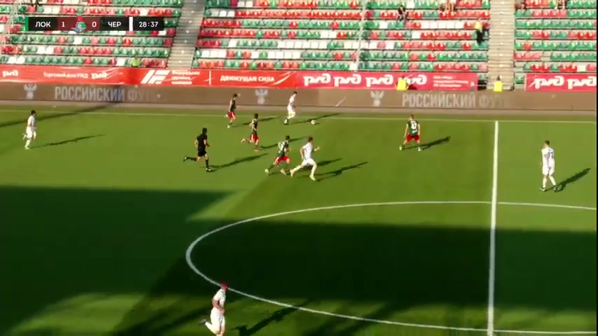 RUS YthC Lokomotiv Moscow Youth Vs Chertanovo Moscow Youth Vinnikov Goal in 28 min, Score 2:0