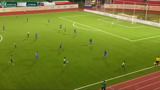 RUS YthC FC Terek Groznyi Youth Vs PFC Sochi Youth Amiraliev Goal in 89 min, Score 1:2