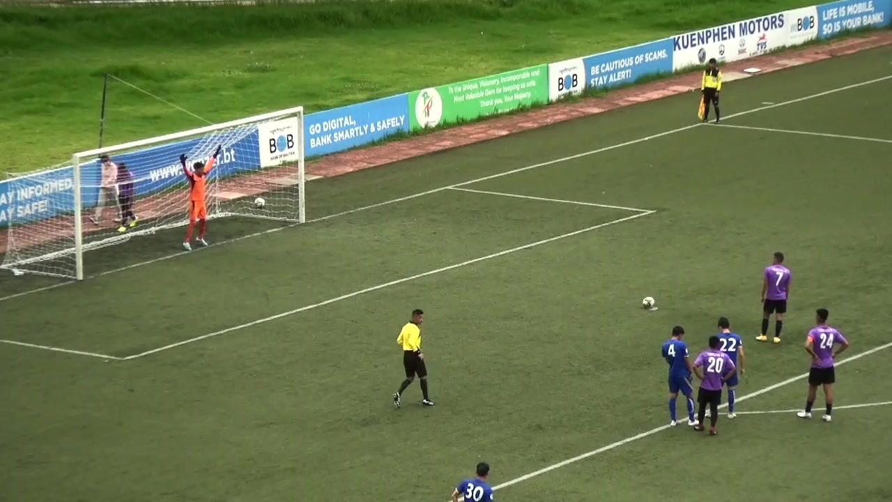 不丹廷聯 蓋勒夫 Vs 坦桑FC 14分進球,比分0:1