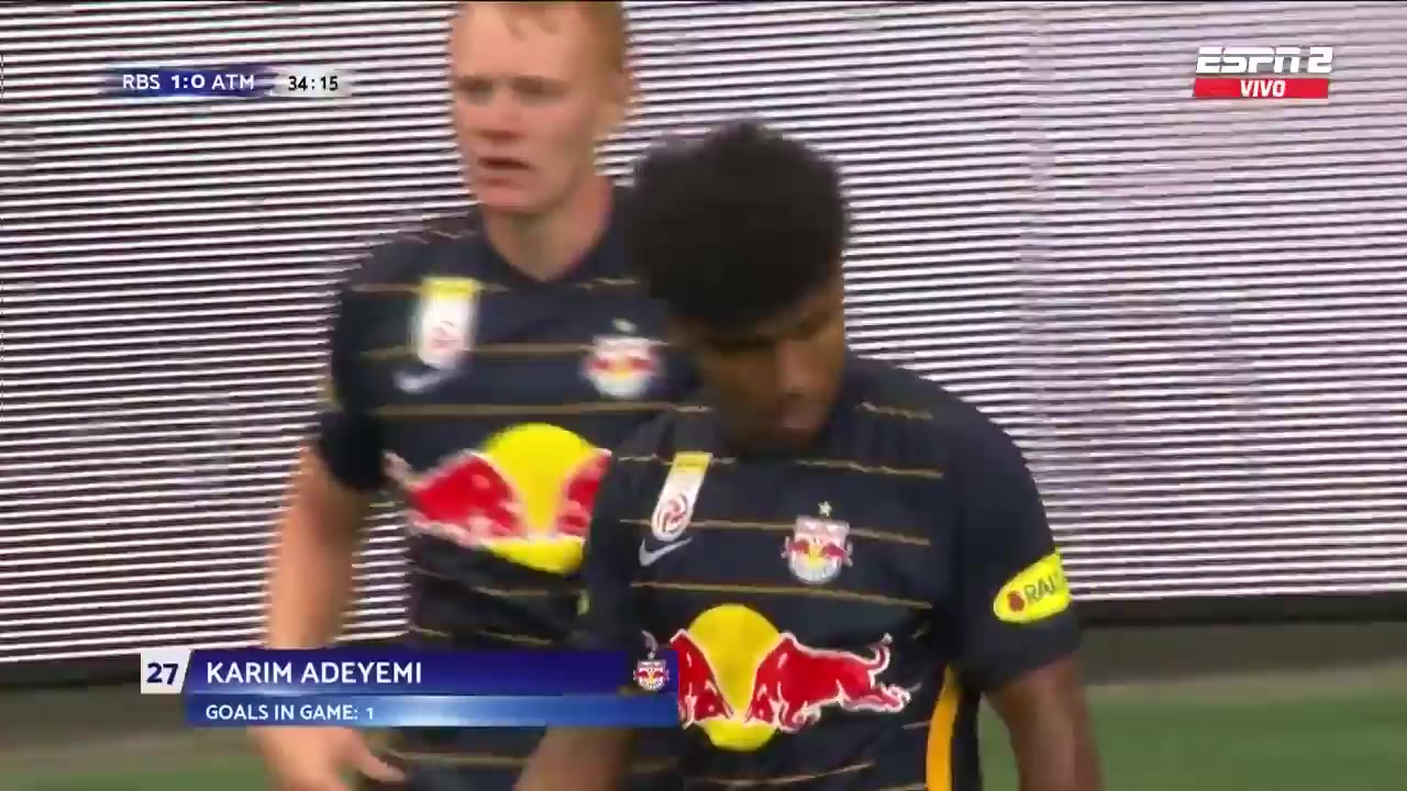 INT CF Red Bull Salzburg Vs Atletico Madrid 33 phút Vào, ghi bàn 1:0