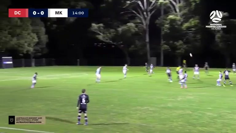 AUS VPL Dandenong City SC Vs Melbourne Knights 13 ทำประตู  ประตู, ทำคะแนน 1:0