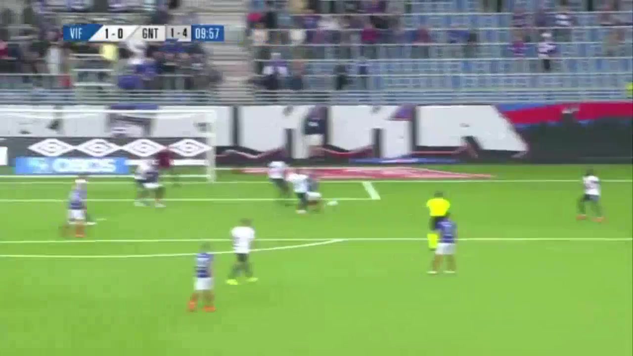 UEFA ECL Valerenga Vs KAA Gent Joseph Okumu Goal in 10 min, Score 1:0