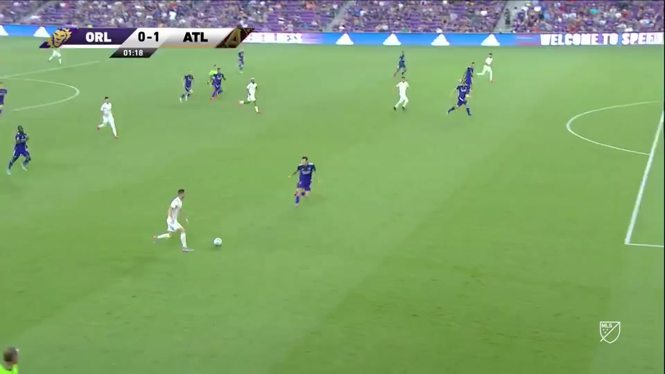MLS Orlando City Vs Atlanta United Josef Martinez Goal in 1 min, Score 0:1