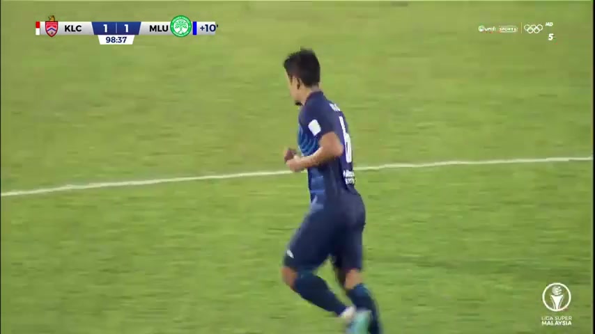 MAS SL Kuala Lumpur Vs Melaka United Jang Suk Won Goal in 91 min, Score 1:1