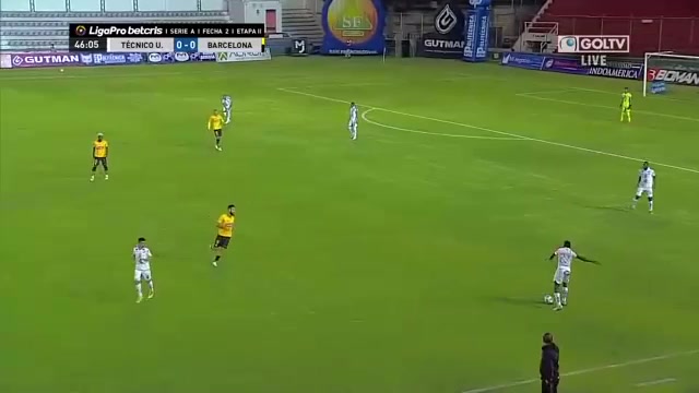 596 Tecnico Universitario Vs Barcelona SC(ECU) 48 skor gol Marcos Pedro Mejia Me, skor 1:0