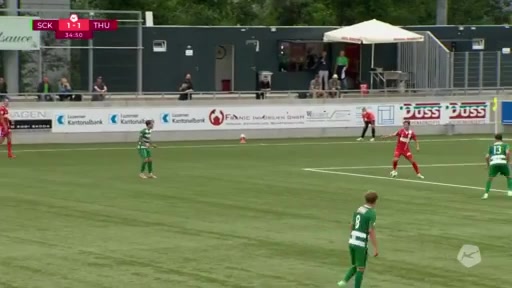 SUI D1 Kriens Vs Thun Daniel dos Santos Barros Goal in 34 min, Score 1:2