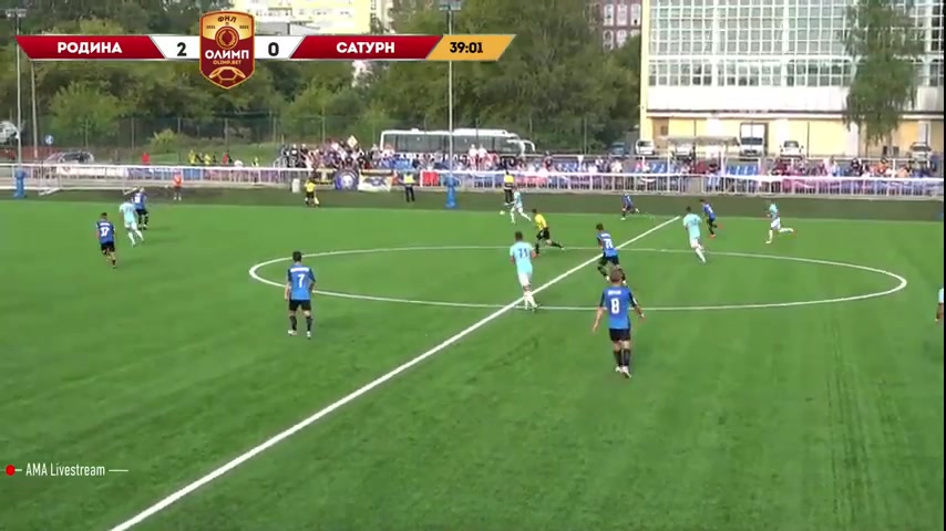 RUS D2 Rodina Moskva Vs Saturn Moscow Baytukov Goal in 39 min, Score 3:0