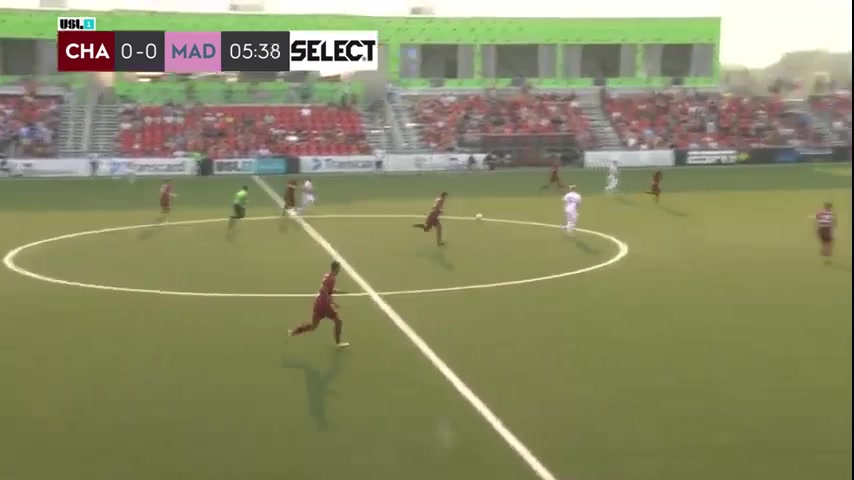 美超 查塔努加紅狼 Vs 前鋒麥迪遜足球俱樂部 7分進球,比分1:0