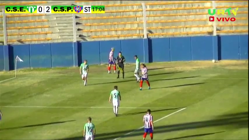 Torneo A Estudiantes de San Luis Vs Sportivo Penarol Espejo Goal in 62 min, Score 0:3