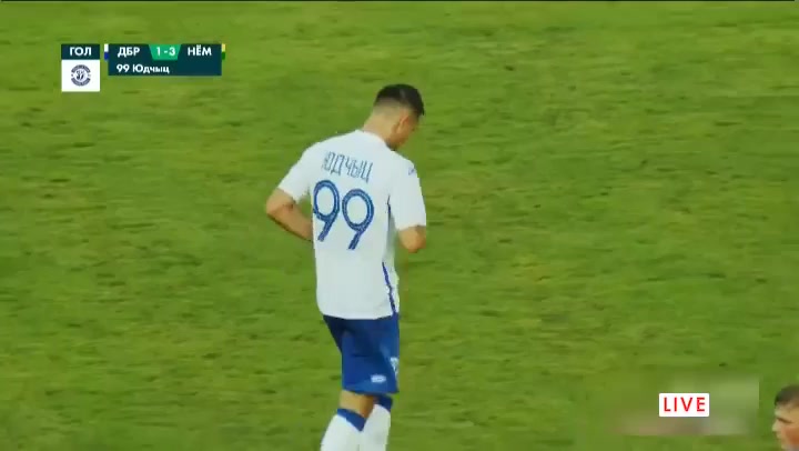 BLR D1 Dinamo Brest Vs Neman Grodno Yegeniy Yudchits Goal in 90 min, Score 1:3