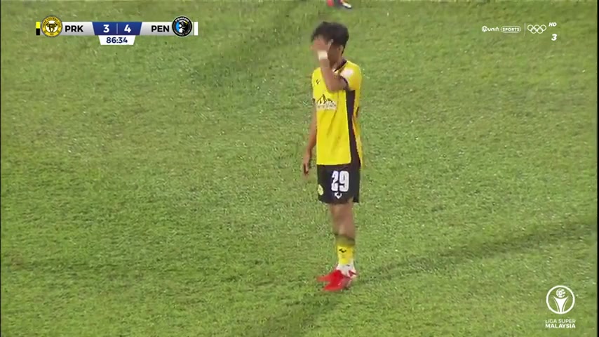 MAS SL Perak Vs Pulau Pinang Rahim Goal in 87 min, Score 3:5