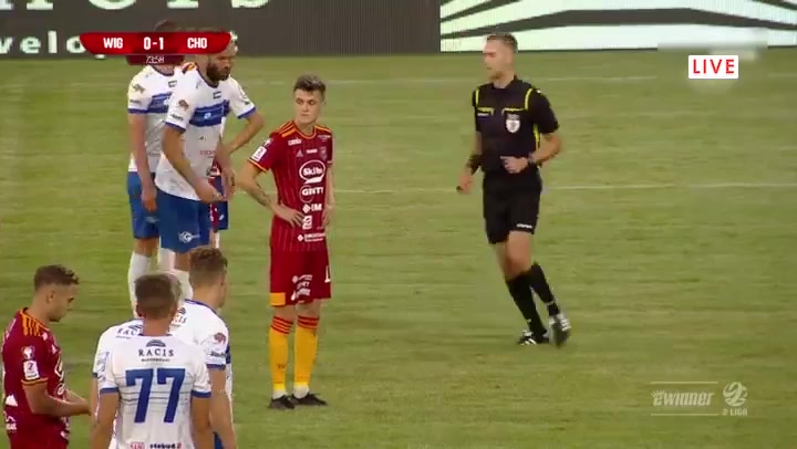 POL D2 Wigry Suwalki Vs Chojniczanka Chojnice Kona Goal in 75 min, Score 0:2