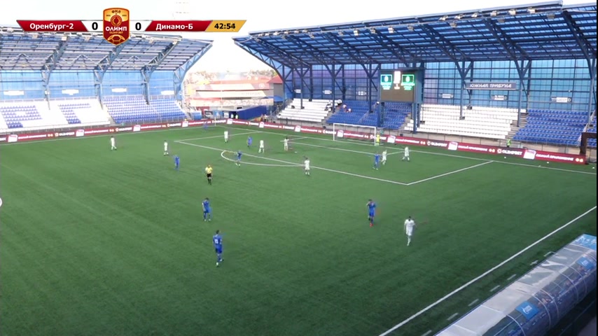 RUS D2 FK Orenburg-2 Vs Dinamo Barnaul Parshakov Goal in 44 min, Score 0:1