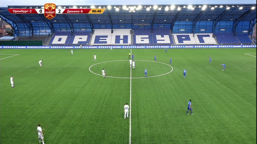 RUS D2 FK Orenburg-2 Vs Dinamo Barnaul Gulko Goal in 88 min, Score 1:2