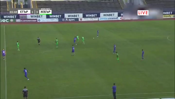 1262 Etar Vs FC Hebar Pazardzhik 66 skor gol , skor 2:3