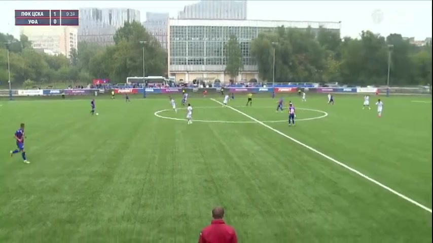 RUS YthC CSKA Moscow  (R) Vs Ufa Youth Yakovlev Goal in 10 min, Score 2:0