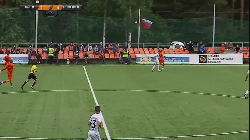 RUS YthC FK Ural Youth Vs Krylya Sovetov Samara Youth Smolnikov Goal in 6 min, Score 1:0