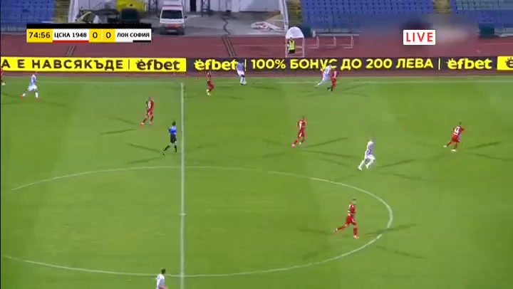 BUL D1 CSKA 1948 Sofia Vs Lokomotiv Sofia 75 phút Iliya DimitrovVào, ghi bàn 0:1