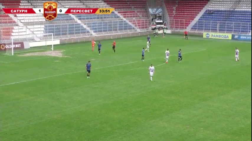 RUS D2 Saturn Moscow Vs Peresvet Podolsk Bammatgereev Goal in 35 min, Score 2:0