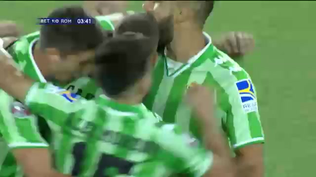 INT CF Real Betis Vs AS Roma Rodri Goal in 3 min, Score 1:0