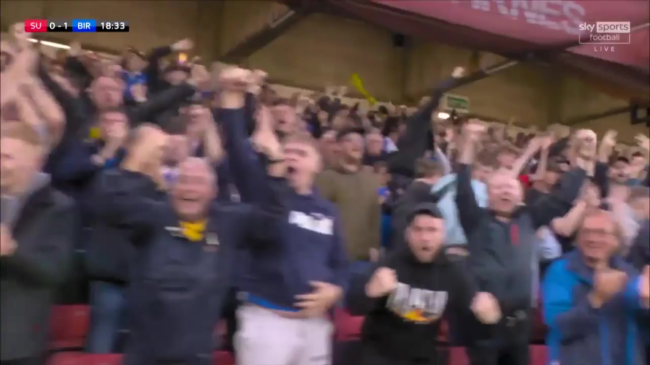 ENG LCH Sheffield United Vs Birmingham City Maxime Colin Goal in 18 min, Score 0:1
