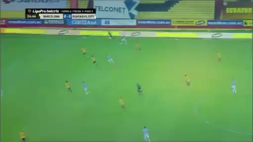 ECU D1 Barcelona SC(ECU) Vs Guayaquil City 24 phút Renato Cesar PerezVào, ghi bàn 0:1