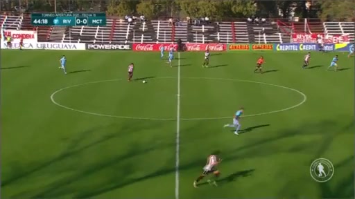 URU D1 CA River Plate Vs Torque 44 ทำประตู Thiago Nicolas Borbas ประตู, ทำคะแนน 1:0