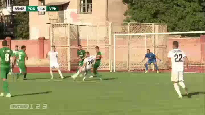 UKR D2 Podillya Khmelnytskyi Vs Vpk Agro Magdalinovka Pernatskyi Goal in 66 min, Score 2:0