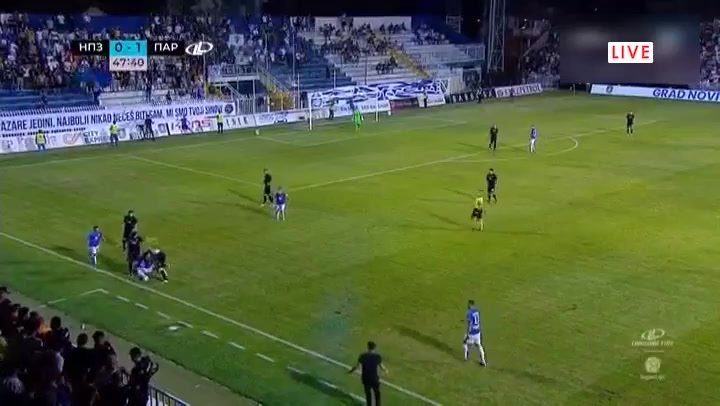 SER D1 Novi Pazar Vs Partizan Belgrade 48 phút Slobodan UrosevicVào, ghi bàn 0:2