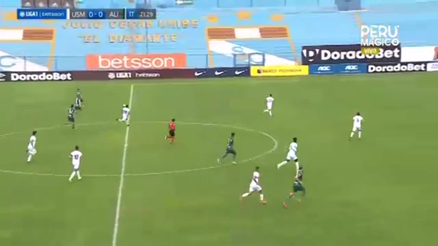 PER D1 Dep.San Martin Vs Alianza Lima 21 phút Josepmir Aaron Ballon VillacortaVào, ghi bàn 0:1