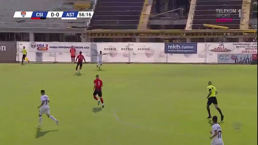 ROM D2 FK Csikszereda Miercurea Ciuc Vs Astra Giurgiu Braila Goal in 57 min, Score 0:1