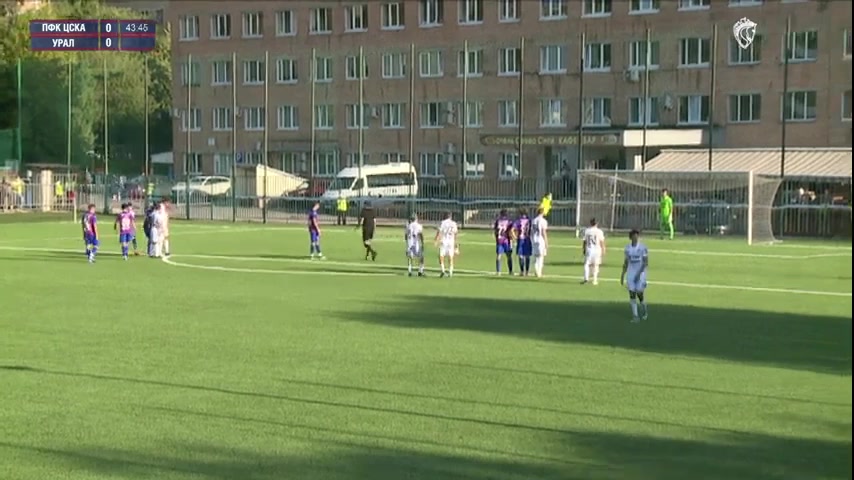 RUS YthC CSKA Moscow  (R) Vs FK Ural Youth Avanesian Goal in 43 min, Score 1:0