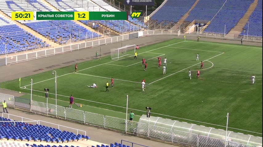 RUS YthC Krylya Sovetov Samara Youth Vs Rubin Kazan (R) Ermakov Goal in 52 min, Score 2:2