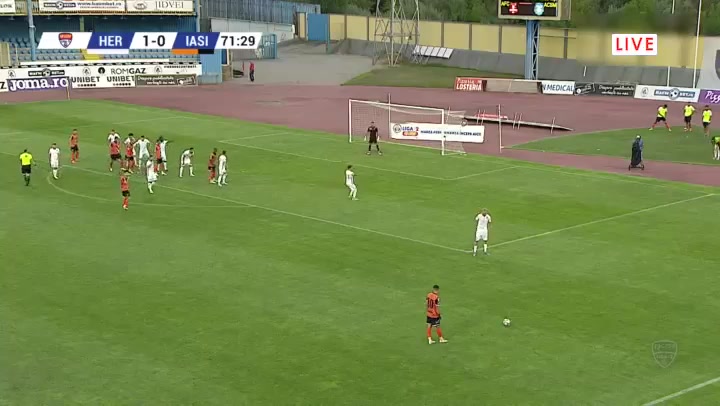 1423 Hermannstadt Vs CSM Politehnica Iasi 72 skor gol , skor 1:1