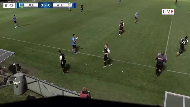 IRE D1 UC Dublin Vs Athlone Town 63 phút Vào, ghi bàn 4:0