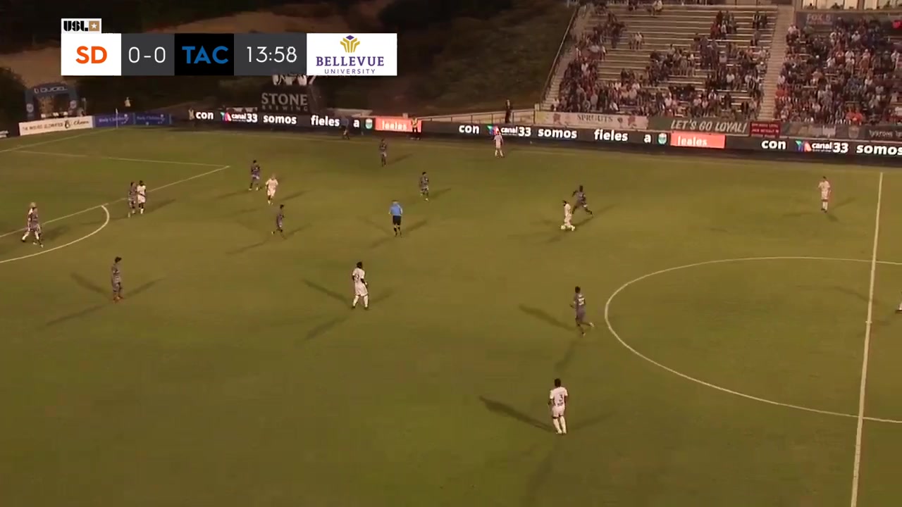 USL CH San Diego loyalty Vs Tacoma Defiance 15 phút Vào, ghi bàn 1:0