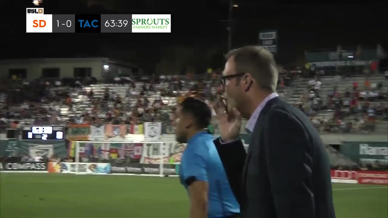 USL CH San Diego loyalty Vs Tacoma Defiance 65 phút Juan AlvarezVào, ghi bàn 1:1