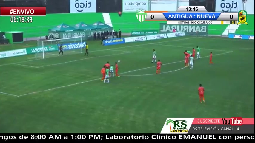 GUA D1 Antigua GFC Vs Nueva Concepcion Baez Goal in 15 min, Score 1:0